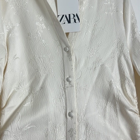 ZARA JACQUARD TUBE DRESS - Picture 6 of 10